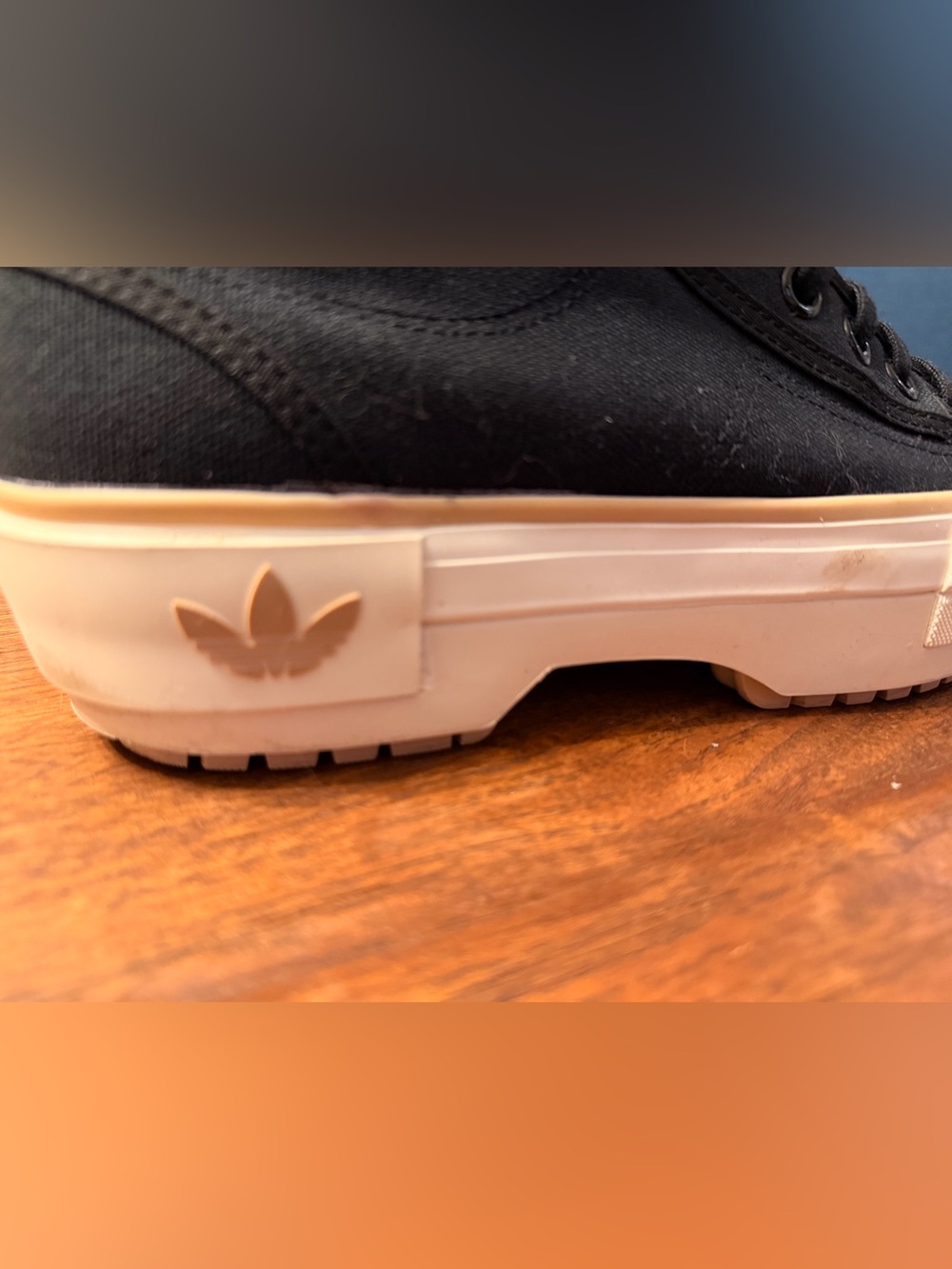 Adidas Women’s ‎Nizza Trek Black Magic Beige Trek Athletic Shoe Sneaker - Picture 6 of 16